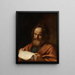 Saint Luc - Guercino — inramlat konstverk på väggen