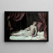 La Mort de Cléopâtre - Guercino — inramlat konstverk på väggen
