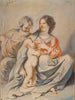 La Sainte Famille - Guercino — vy av konstverket