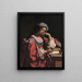La Sibylle persane - Guercino — inramlat konstverk på väggen