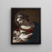 Vierge à l'Enfant - Guercino — inramlat konstverk på väggen