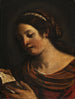 Ung flicka läser - Guercino — vy av konstverket