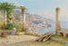 Vue de la côte d'Amalfi - Guglielmo Giusti — vy av konstverket