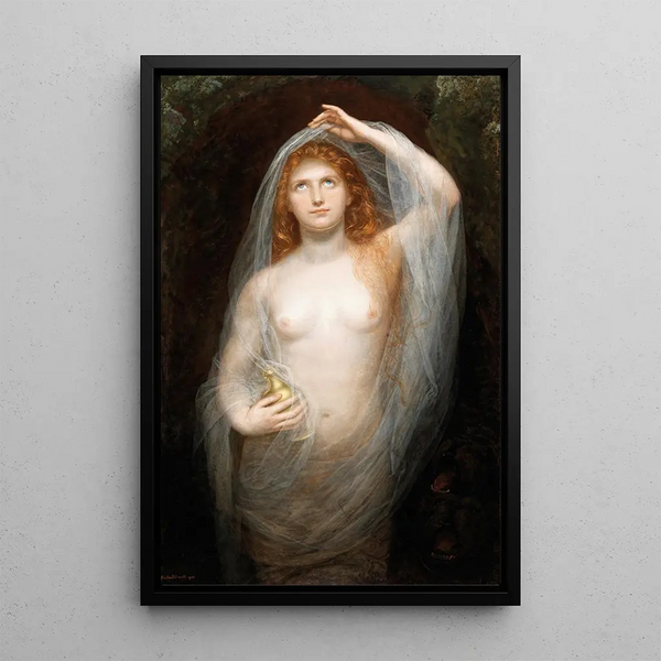 Eurydice - Guido Philipp Schmitt — inramlat konstverk på väggen