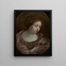 Buste av en kvinna med turban - Guido Reni — inramlat konstverk på väggen