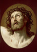 Tête du Christ couronnée d'épines - Guido Reni — vy av konstverket