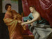 Joseph och Potifars hustru - Guido Reni — vy av konstverket