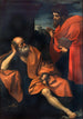 Paul tillrättavisar Pierre ångerfull - Guido Reni — vy av konstverket