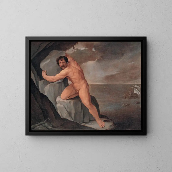 Polyphème - Guido Reni — inramlat konstverk på väggen