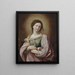 Sainte Marguerite d'Antioche - Guido Reni — inramlat konstverk på väggen