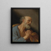 Le Saint Pierre pénitent - Guido Reni — inramlat konstverk på väggen