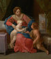 Vierge à l'Enfant med helige Johannes Döparen - Guido Reni — vy av konstverket