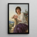 Contemplation - Guillaume Seignac — inramlat konstverk på väggen