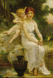 den viskande Cupidon till en ung flicka - Guillaume Seignac — vy av konstverket