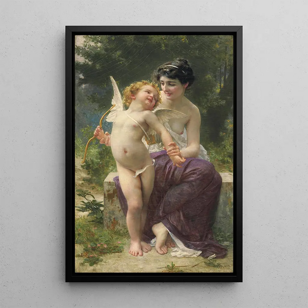 La jeunesse victorieuse - Guillaume Seignac — inramlat konstverk på väggen
