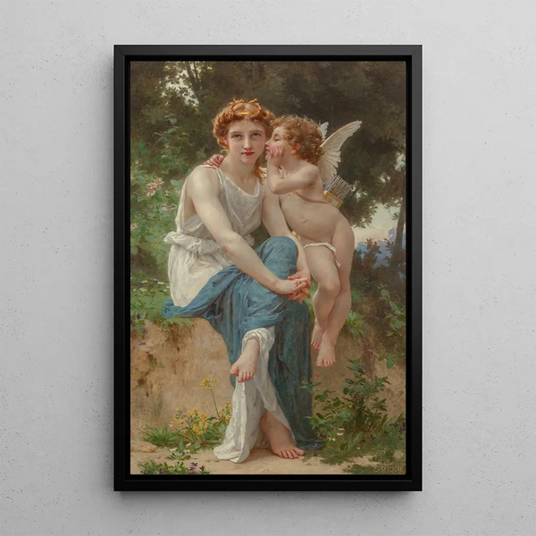 Le secret d'Amour - Guillaume Seignac — inramlat konstverk på väggen
