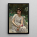 La rose rouge - Guillaume Seignac — inramlat konstverk på väggen