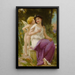 Venus och kärleken - Guillaume Seignac — inramlat konstverk på väggen