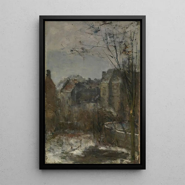 Mon jardin - Guillaume Vogels — inramlat konstverk på väggen