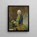 Portrait du vice-amiral Hendrik Lijnslager, fils de Harmen Lijnslager et de Judith Allijn - Guillaume de Spinny — inramlat konstverk på väggen