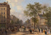 Le boulevard des Italiens, Paris - Giuseppe Canella — vy av konstverket