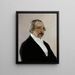 Portrait de Zacharie Topelius - Gunnar Berndtson — inramlat konstverk på väggen