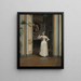 La Femme à l'oiseau au château de Maisons-Laffitte - Gunnar Berndtson — inramlat konstverk på väggen