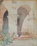 Mission San Juan Capistrano - Gunnar Mauritz Widforss — vy av konstverket