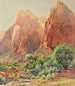 Le parc national des Patriarches de Zion - Gunnar Mauritz Widforss — vy av konstverket