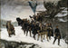 Ramenant le corps du roi Charles XII de Suède - Gustaf Cederström — vy av konstverket