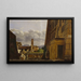 Vue depuis la Piazza di Campidoglio, Rome - Gustaf Söderberg — inramlat konstverk på väggen