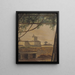 Vue sur le Quirinal depuis la Villa Malta à Rome - Gustaf Söderberg — inramlat konstverk på väggen