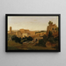Vue de Rome avec le Colisée, étude - Gustaf Wilhelm Palm — inramlat konstverk på väggen