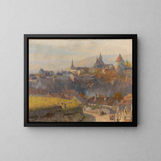 Gustav Bamberger - Wachau View of Krems.webp
