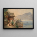Hallstatt - Gustav Barbarini — inramlat konstverk på väggen