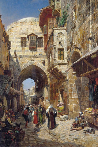 Gustav Bauernfeind - David street Jerusalem.webp