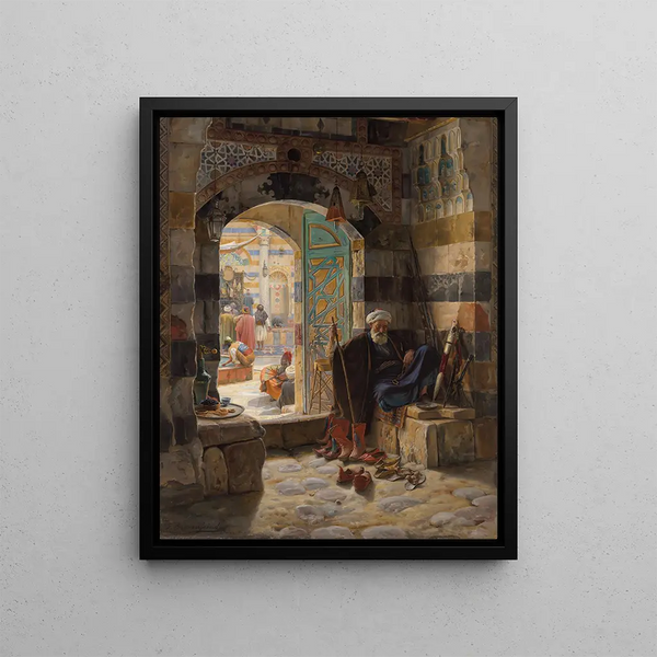 Gustav Bauernfeind - Warden of the Mosque Damascus.webp