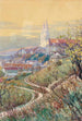 klosterabildningen av Klosterneuburg - Gustav Feith — vy av konstverket
