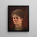 Portrait d'une femme inconnue Mme Heymann - Gustav Klimt — inramlat konstverk på väggen