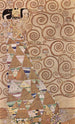 L'Attente - Gustav Klimt — vy av konstverket