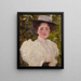 Fille i grönt - Gustav Klimt — inramlat konstverk på väggen
