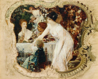 Studie för Karlsbads stadsteater - Gustav Klimt — vy av konstverket