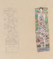 Två modeller för dekorbladet av Otto Wagner - Gustav Klimt — vy av konstverket