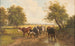 Troupeau de vaches dans un vaste paysage - Gustav Ranzoni — vy av konstverket