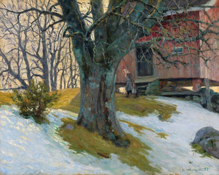 i april - Gustav Wentzel — vy av konstverket