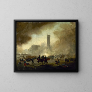 Gustave Boulanger - La tour SaintJacques reprise par les troupes versaillaises.webp
