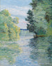 Le Petit bras de la Seine à Argenteuil - Gustave Caillebotte — vy av konstverket