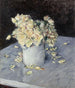 gula rosor i en vas - Gustave Caillebotte — vy av konstverket