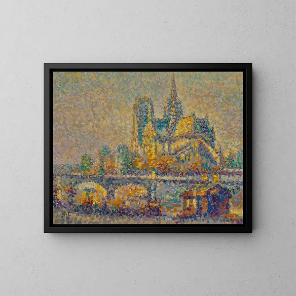 Notre-Dame de Paris - Gustave Cariot — inramlat konstverk på väggen