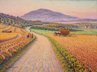 Gustave Cariot - Paysage aux meules de foin.webp